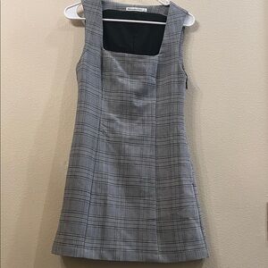 Abercrombie & Fitch Black Plaid Dress